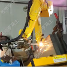 電力柜行業(yè)機器人激光焊接應用